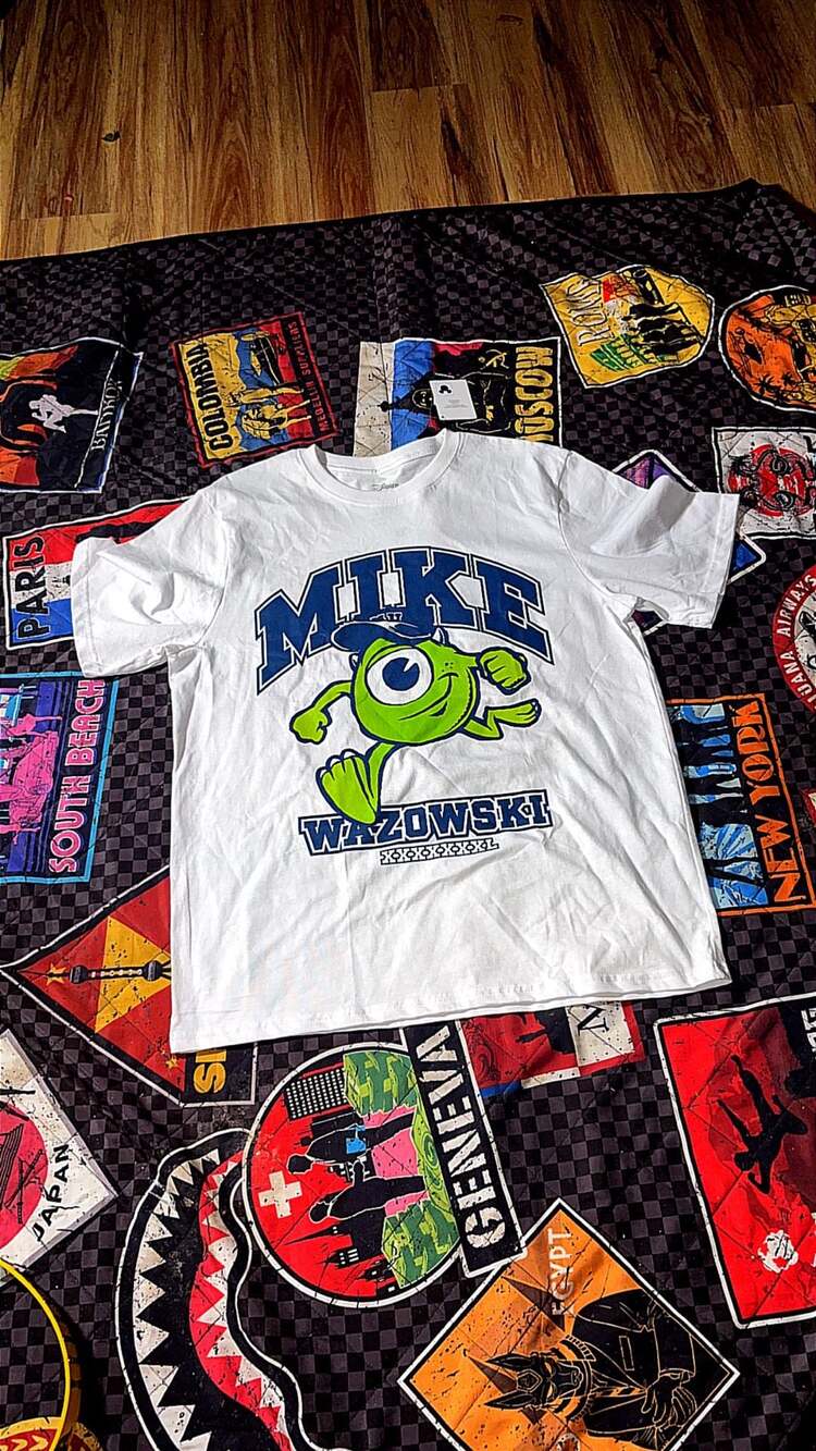 Disney Pixar Monsters Inc. Mike Wazowski Graphic T-Shirt